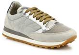 Thumbnail for your product : Brunello Cucinelli Monili Cap Toe Mixed Media Sneakers