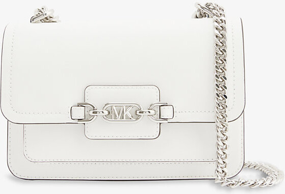 MICHAEL Michael Kors Westley Large Top Zip Chain Tote (Optic White)  Handbags - ShopStyle