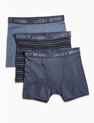 Lucky Brand 3 Pack Cotton Boxer Brief