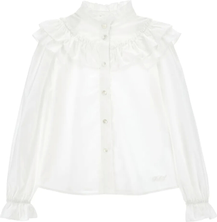Philosophy di Lorenzo Serafini Kids Ruffled-Details Blouse