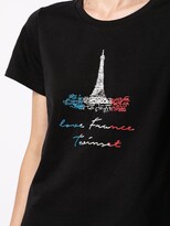 Thumbnail for your product : Twin-Set Love France cotton T-shirt