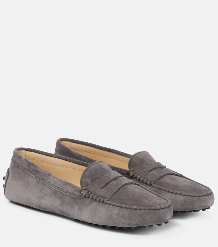 Tod's Gommino suede loafers - ShopStyle