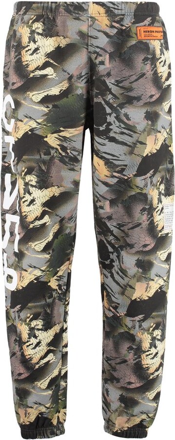 Heron Preston Camouflage Logo Patch Track Pants