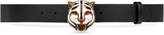 Thumbnail for your product : Gucci Leather belt with feline head