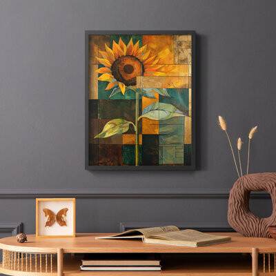 August Grove FLORAL Series CDLXXXIII -Premium Framed Print -Ready to Hang - No Nails Required