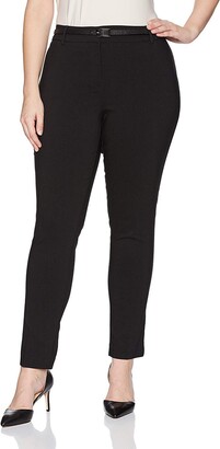 Briggs New York New York Plus Size Women's Belted Pant