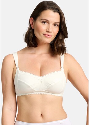 Sans Complexe New Calin Nursing Bra Without Underwiring In Organic Cotton Mix