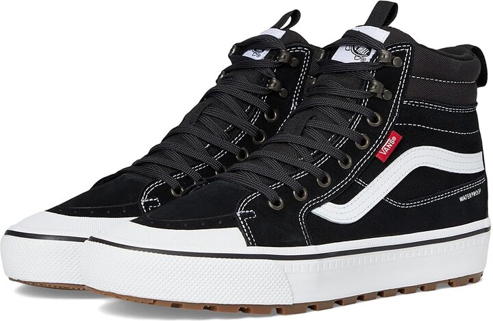 Vans U MTEtm SK8-Hi(r) Waterproof Insulated Shoes Black/White : Men's 11.5 - Women's 13 Medium, Canvas