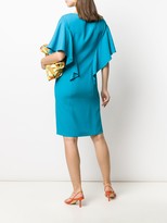 Thumbnail for your product : Alberta Ferretti Ruffled Sleeve Shift Dress