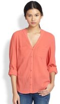 Thumbnail for your product : Joie Maurie Cotton Voile Shirt
