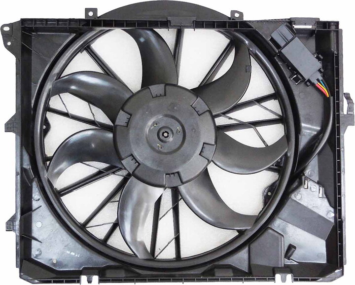 Agility Auto Parts 6010025 Dual Radiator and Condenser Fan Assembly for BMW Specific Models