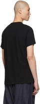Thumbnail for your product : Yohji Yamamoto Black Diagonal T-Shirt