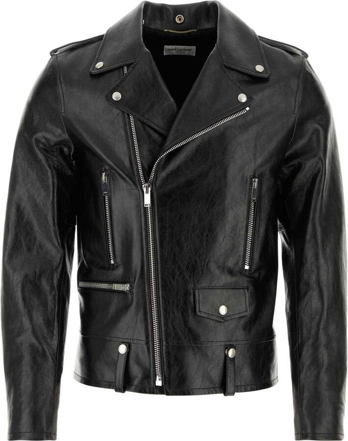 Saint Laurent Black Leather Jacket