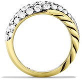 Thumbnail for your product : David Yurman Crossover Large Ring with Diamonds