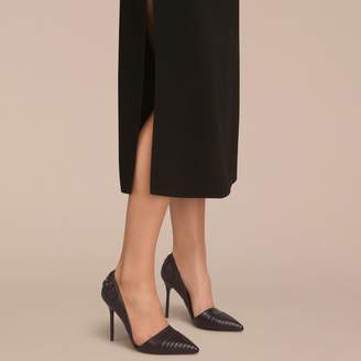 Burberry Quilted Leather D'Orsay Pumps