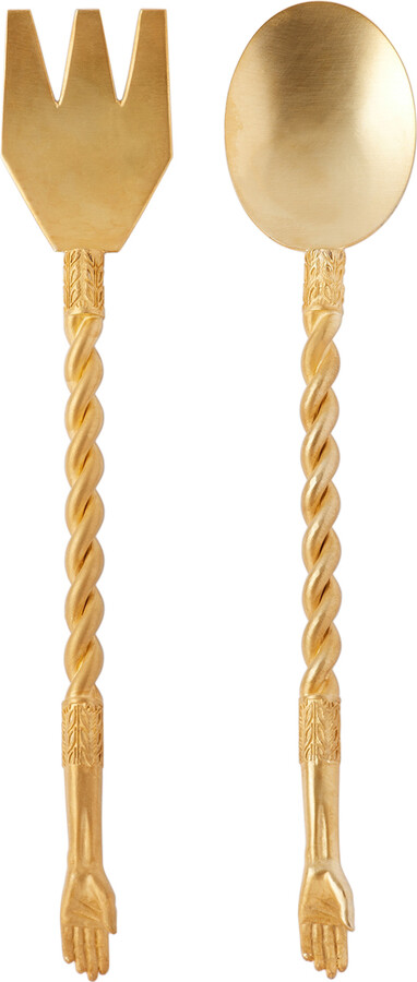 Natalia Criado Gold Hand Server Set