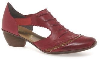 Rieker Red 'Martha' rouched trim shoes