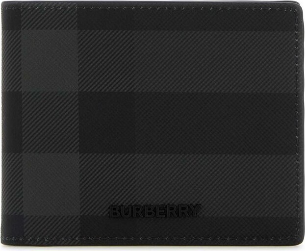 Burberry Checked Bi-Fold Wallet