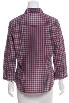 Thumbnail for your product : Boy By Band Of Outsiders Plaid Printed Button-Up Top