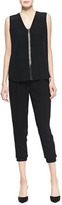 Thumbnail for your product : Vince WSTBND INSET HAREM PANT/BLK