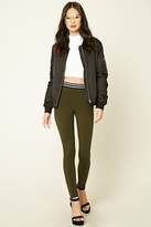Thumbnail for your product : Forever 21 Contrast Striped Leggings