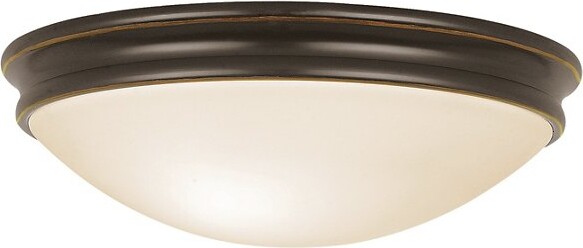 Access Lighting Atom LED Flushmount Light in Brown