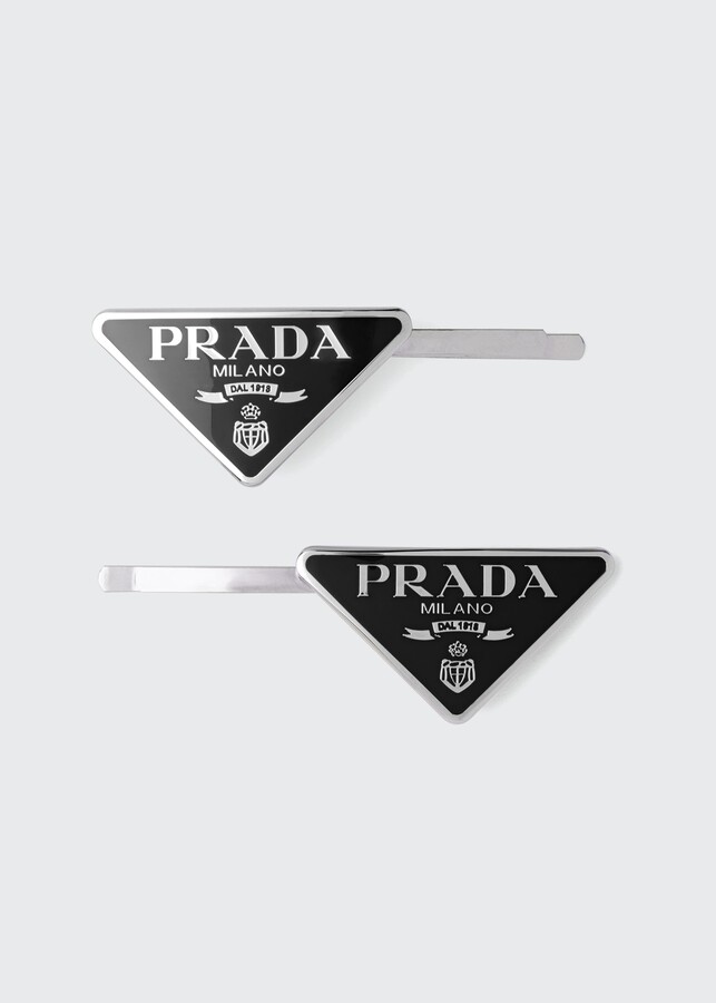 Prada Logo Hair Pins, Set of 2 - ShopStyle