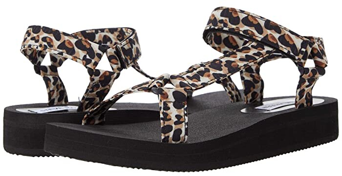 steve madden leopard sandals