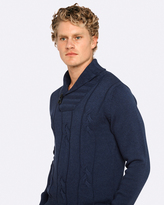 Thumbnail for your product : Oxford Felix Shawl Collar Pullover Nvy X