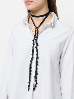 Ann Demeulemeester beaded wrap-around necklace
