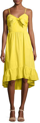 Joie Clorinda Ruffle-Hem High-Low Cotton Sun Dress