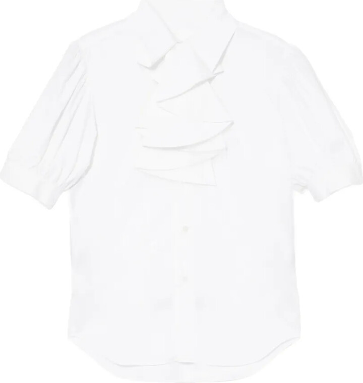 Noir Kei Ninomiya Ruffle-Collar Shirt