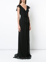 Thumbnail for your product : Carolina Herrera Ruched Detail Long Dress