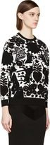 Thumbnail for your product : Alexander McQueen Vanilla & Black Jacquard Naive Pattern Sweater