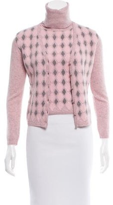 Blumarine Embellished Wool Argyle Sweater Set w/ Tags