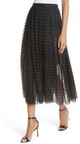Thumbnail for your product : Tracy Reese Lace Mesh Midi Skirt