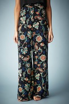 Thumbnail for your product : Topshop Kate Moss for Paisley Wide Leg Pants