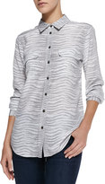 Thumbnail for your product : Equipment Slim Signature Printed Button-Down Blouse