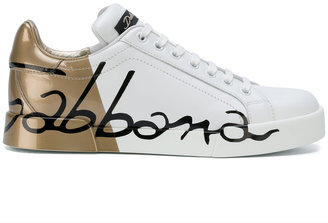 Dolce & Gabbana platform low top logo sneakers