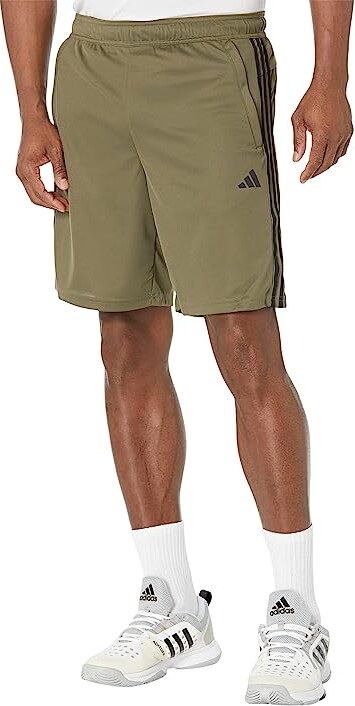 adidas Big Tall Training Essentials Pique 3-Stripes Training Shorts (Olive  Strata/Black) Men's Clothing - ShopStyle