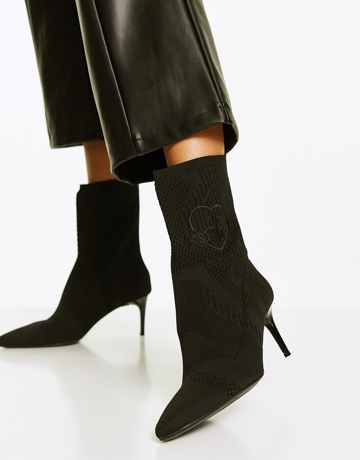 moschino sock boot