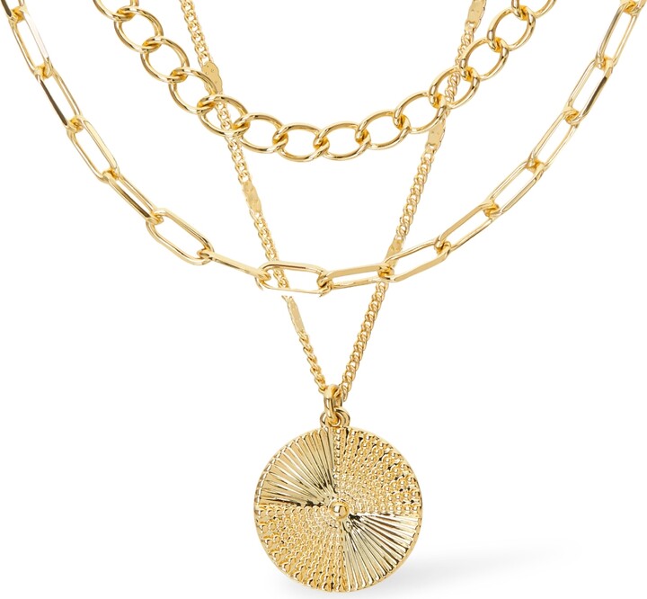 Gold Layered Necklace ShopStyle