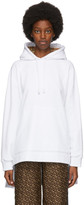 Thumbnail for your product : Burberry White Oversized Aurore Hoodie
