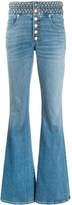Thumbnail for your product : Veronica Beard faded flared jeans