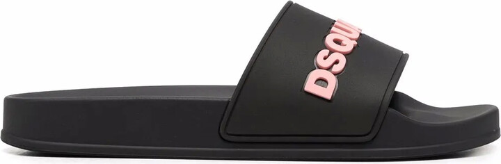 DSQUARED2 Appliqué-Logo Slides