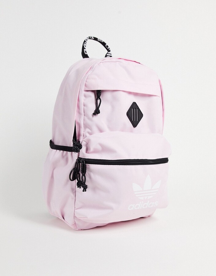 adidas Trefoil backpack in light pink - ShopStyle