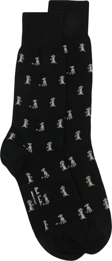 PS by Paul Smith Cotton Zebra Socks in Black for Men Mens Clothing Underwear Socks 