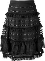 Temperley London Ruffled A-Line Skirt 