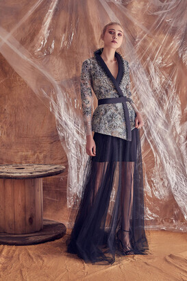 full gown with jacket