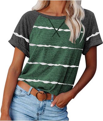 Green And White T Striped Shirt | Shop the world’s largest collection ...